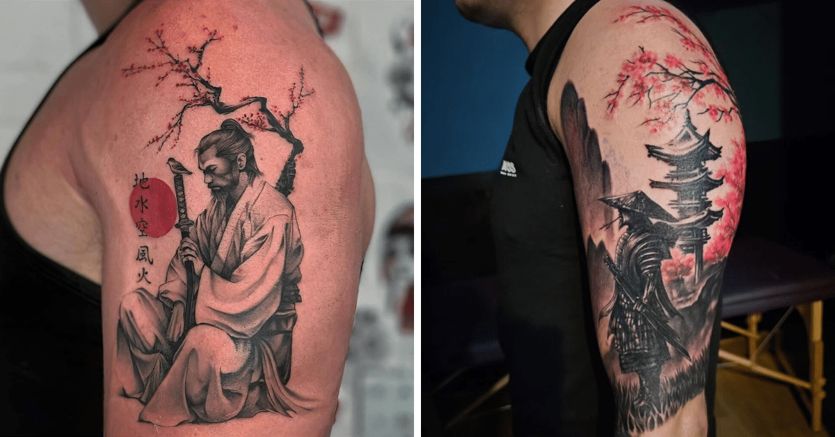 23 idee di tatuaggio samurai che rappresentano il nobile guerriero che è in noi
