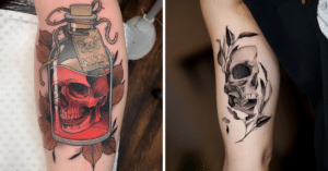 24 Bare-Boned Skull Tattoo Ideas To Celebrate The Afterlife