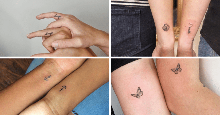 24 tatuagens ousadas de melhor amigo para combinar com o seu passeio ou morte