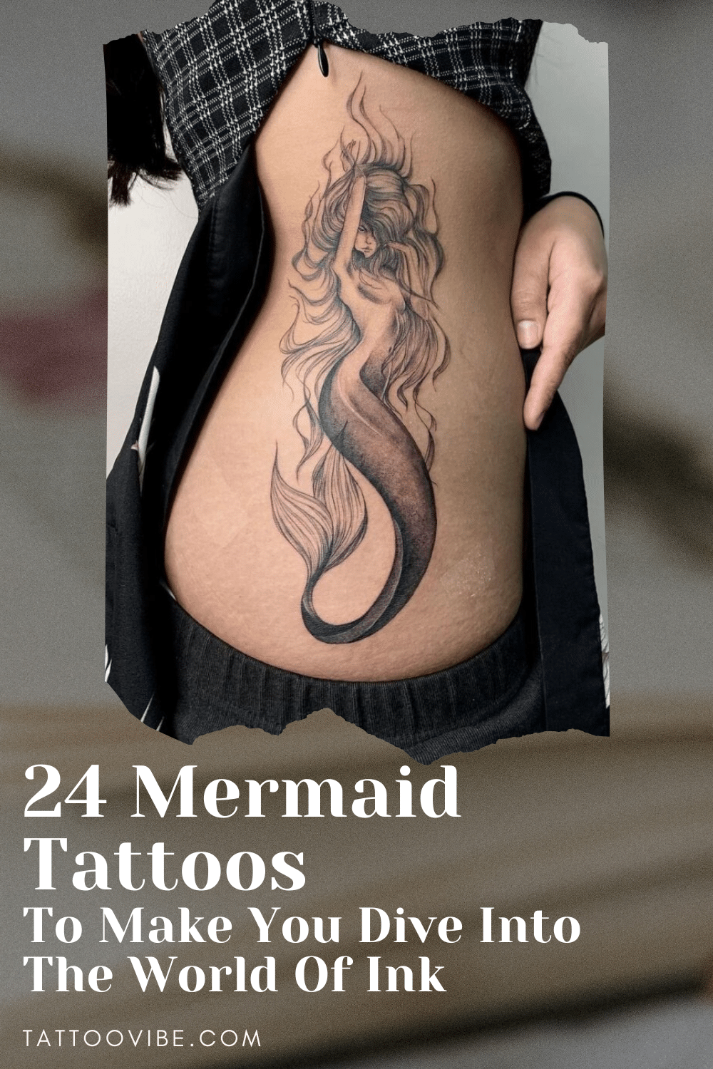 24 tatuaggi di sirene che vi faranno tuffare nel mondo dell'inchiostro