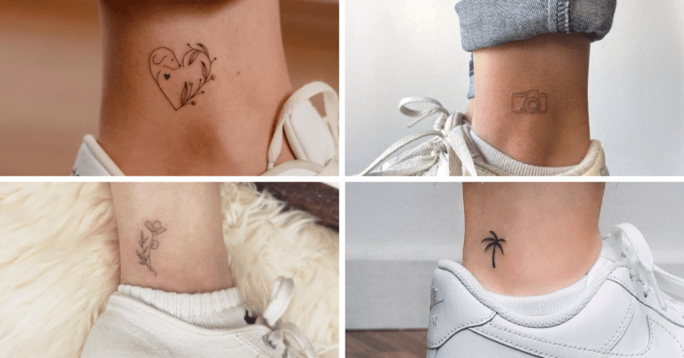 24 petits tatouages de cheville qui font la plus grande déclaration
