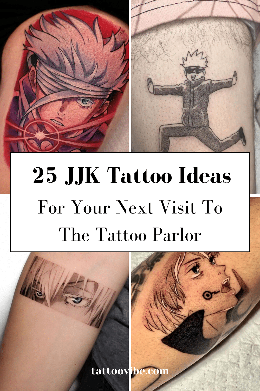 25 ideas de tatuajes JJK para tu próxima visita al salón de tatuajes