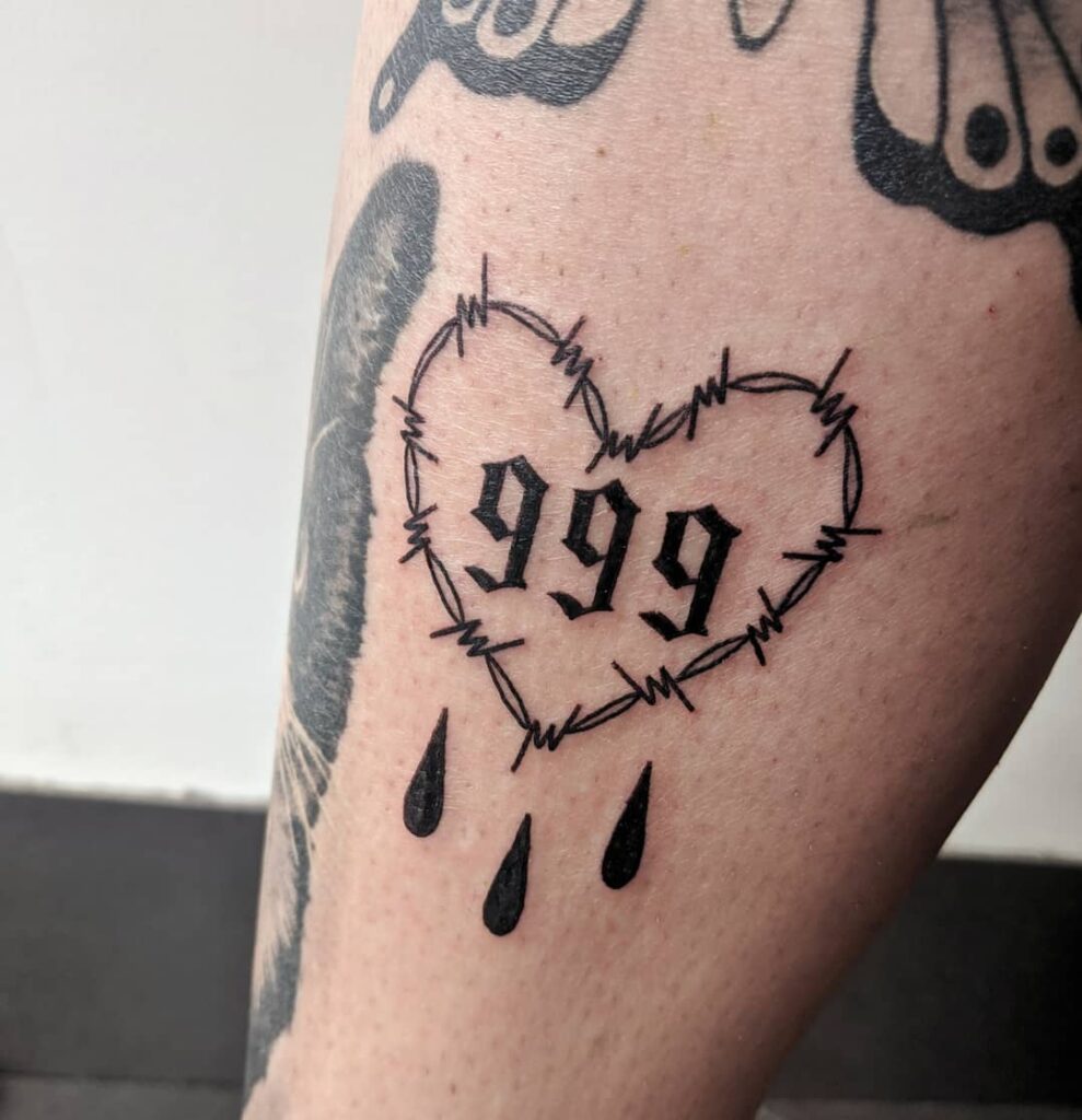 20 Die besten 999 Tattoo-Optionen, die dich zum Weitermachen inspirieren