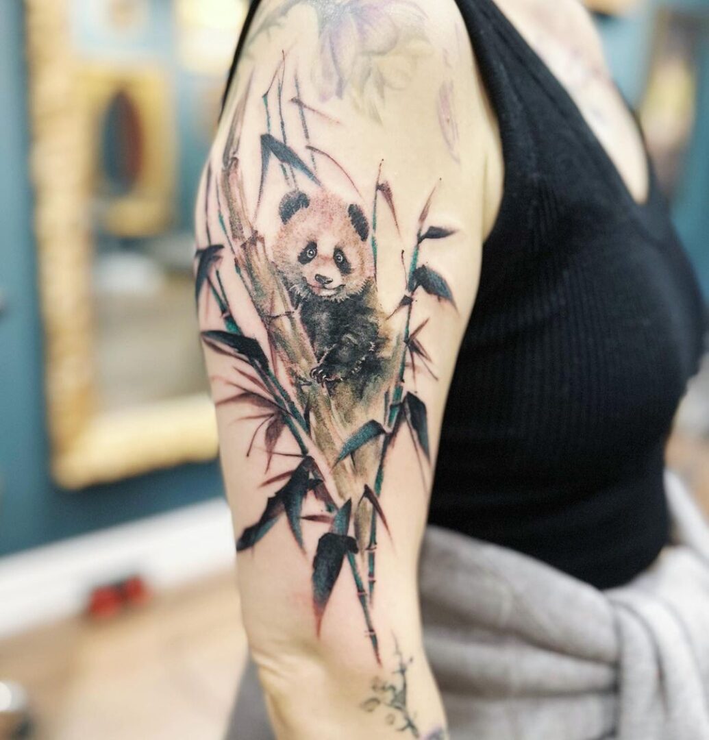 25 Precious Panda Tattoos That Are Almost Too Cute