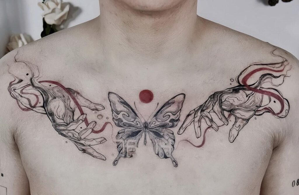 20 Butterfly Tattoo Ideas That Will Stand Out On Your Chest