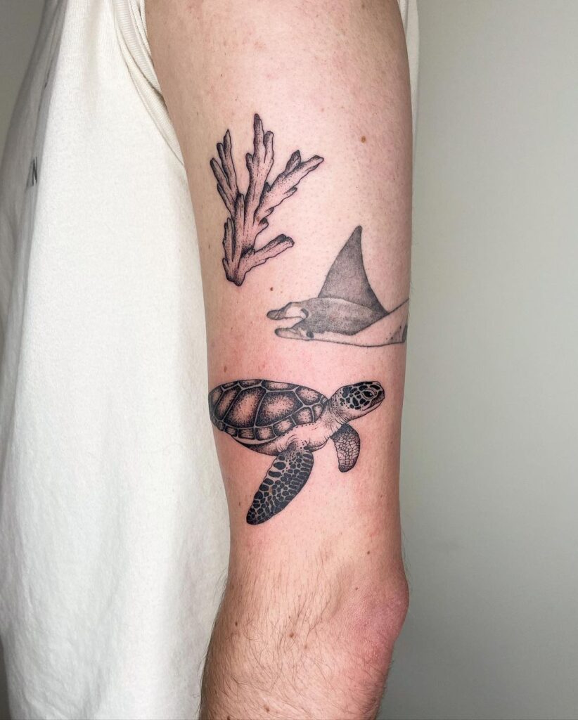 22 tatouages de tortues de mer qui feront sensation