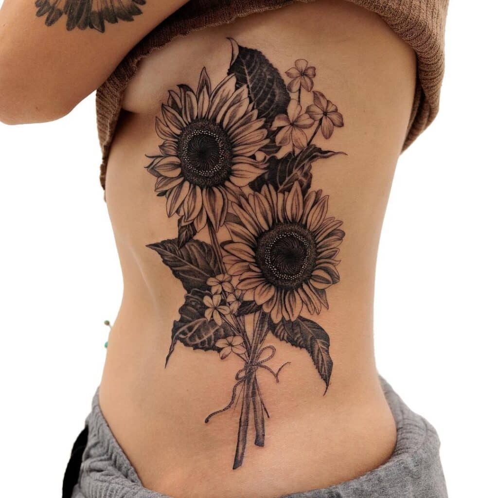 23 Sunflowers Tattoo Ideas That'll Brighten You Up