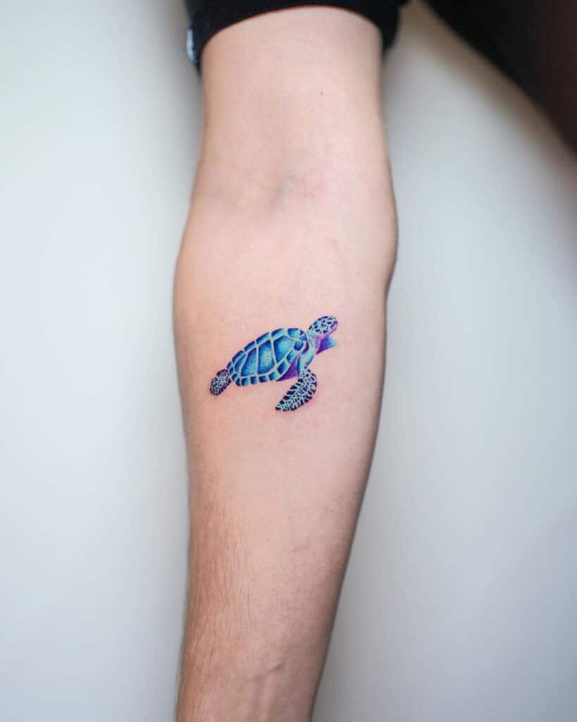 22 Tatuagens de tartarugas marinhas que vão fazer barulho