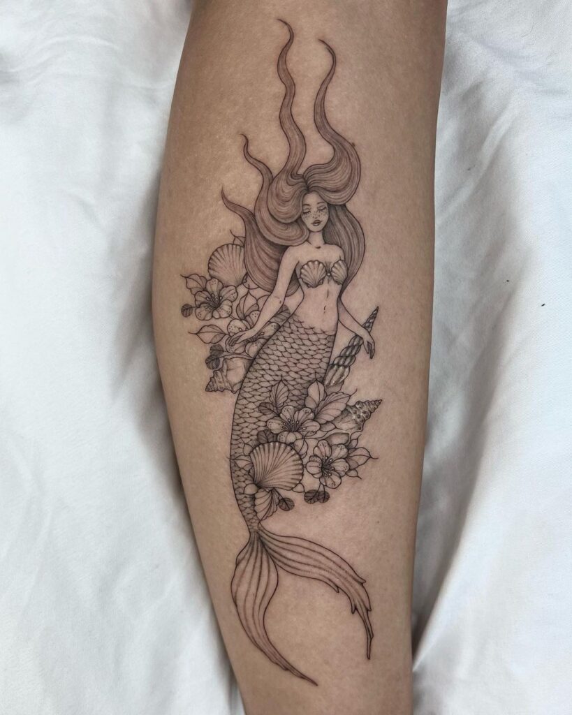 24 Mermaid Tattoos To Make You Dive Into The World Of Ink