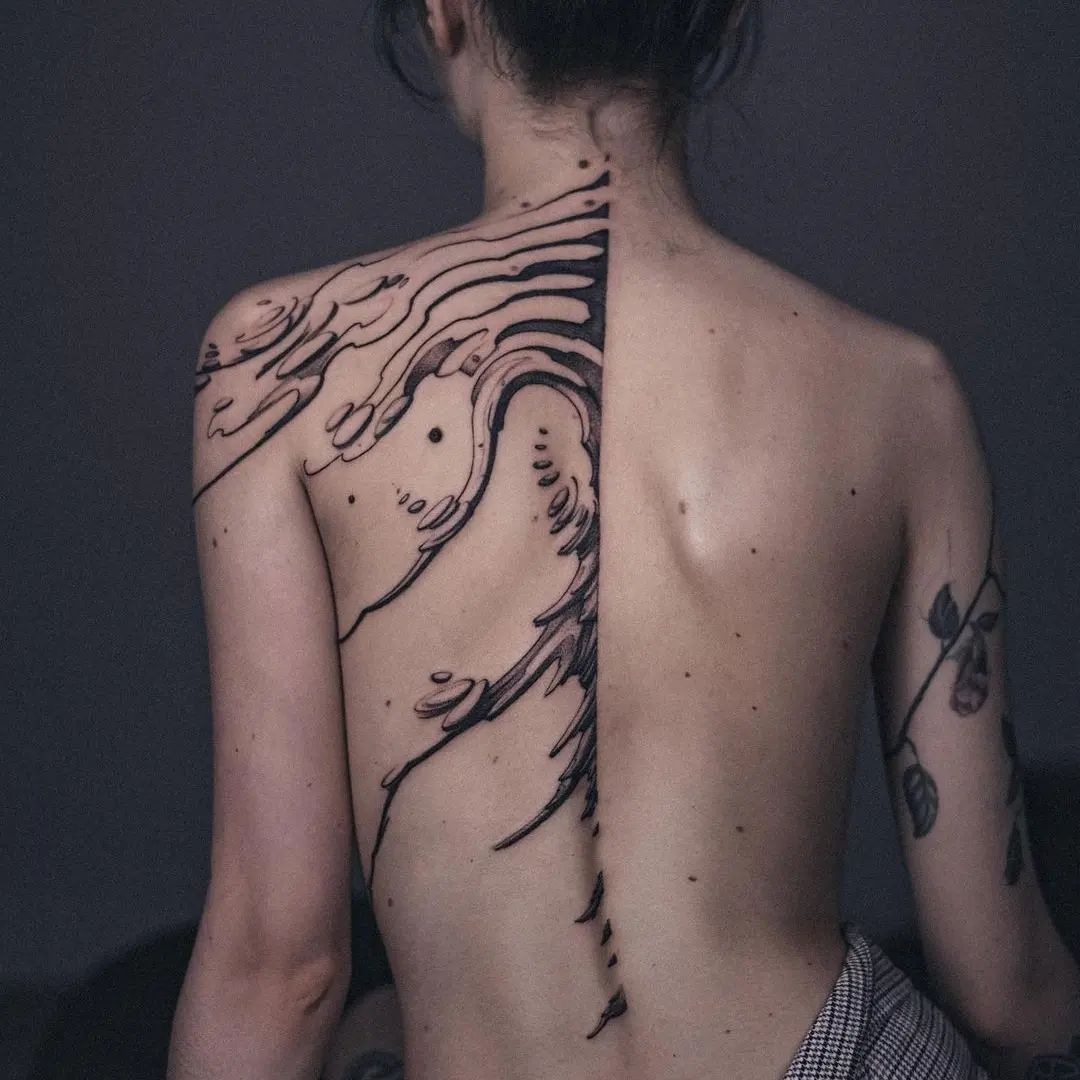 Abstract Path Tattoo 22 Abstract Tattoos That'll Make You