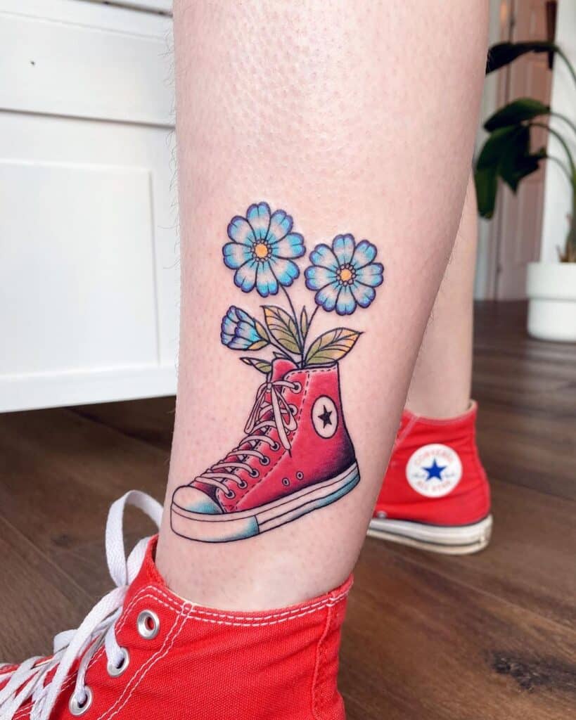 27 Shoe Tattoos For Passionate Shoe Lovers