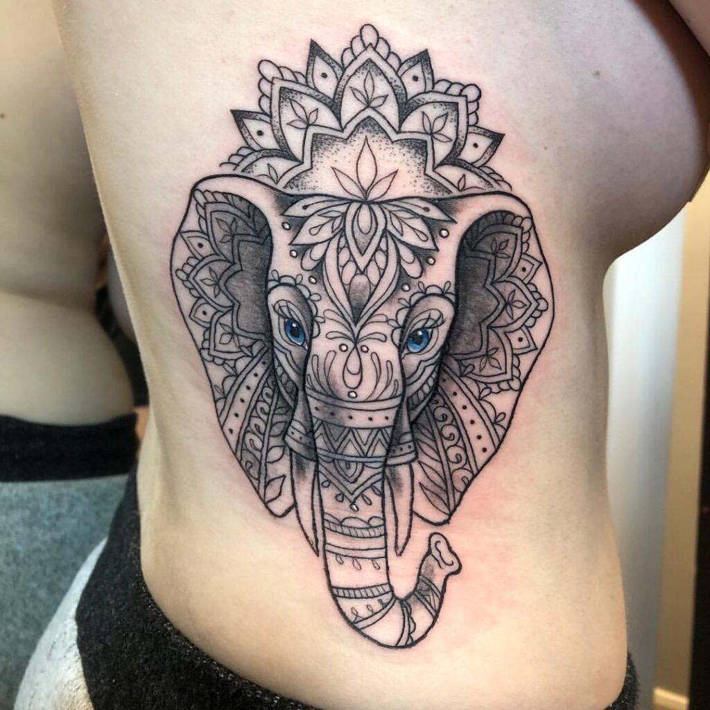 21 ideias de tatuagens de elefante para celebrar este animal gentil