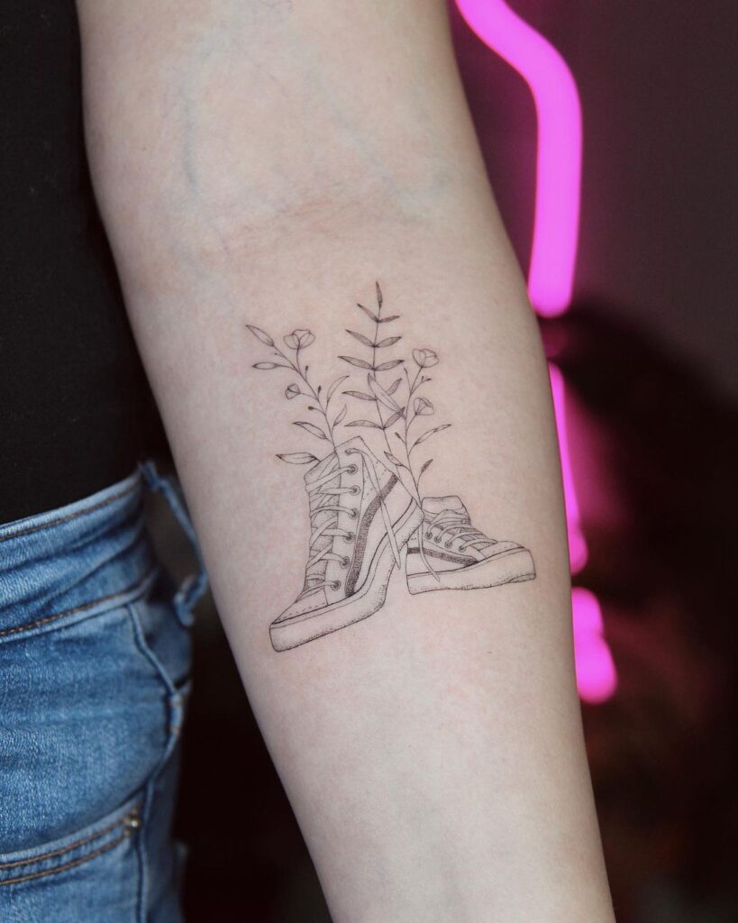 27 Shoe Tattoos For Passionate Shoe Lovers