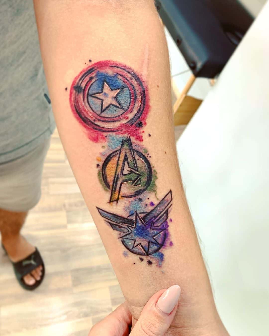 26 Powerful Avenger Tattoos To Help You Save The Universe 26 powerful avenger tattoos to help you save the universe