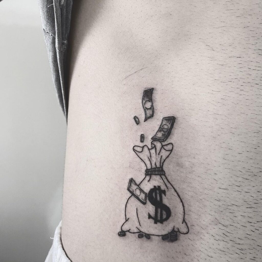 23 ideas de tatuajes de dinero de alta calidad para la prosperidad