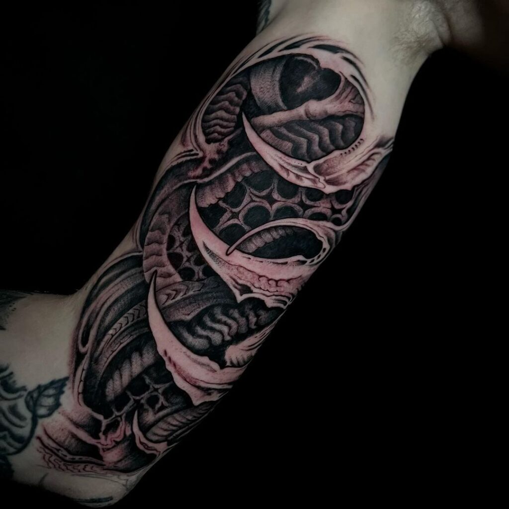 22 Biomechanical Tattoo Designs For The Alien Inside Of You