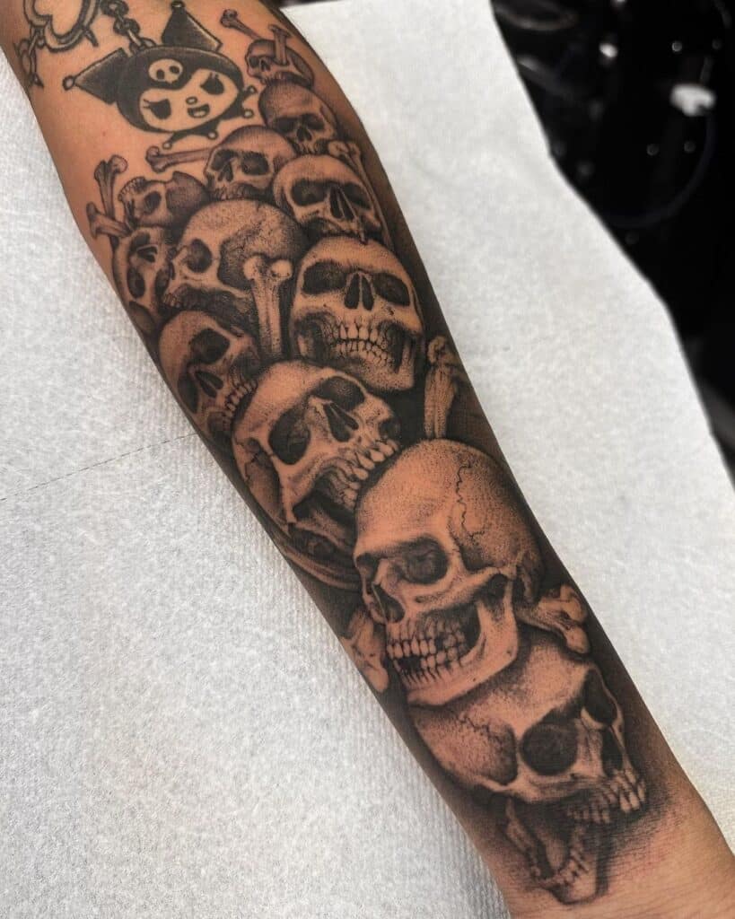 24 Bare-Boned Skull Tattoo Ideas To Celebrate The Afterlife