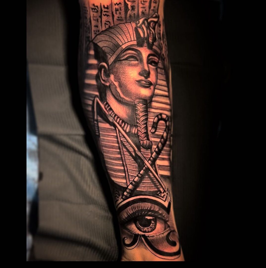 24 Egyptian Tattoo Ideas To Adorn Your Body Forever