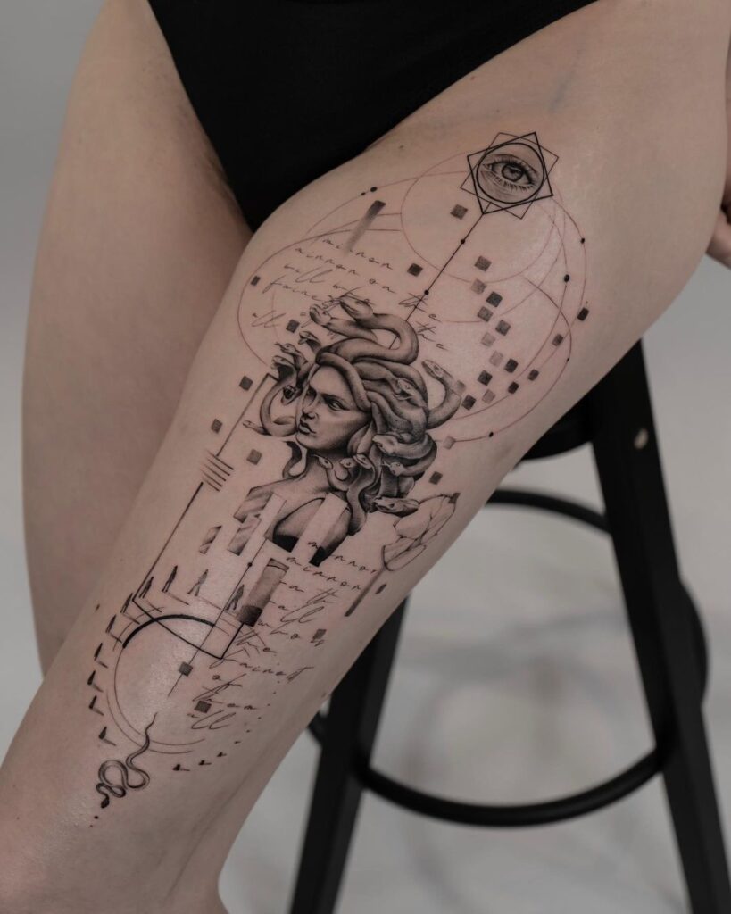 26 Desenhos de Tatuagens de Medusa que Gritam pelo Empoderamento Feminino