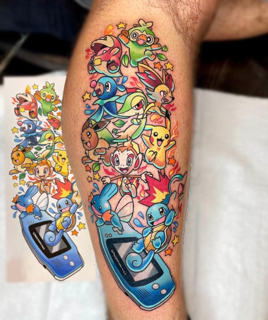 Tenho de os apanhar a todos! 26 Tatuagens de Pokémon para a tua criança interior