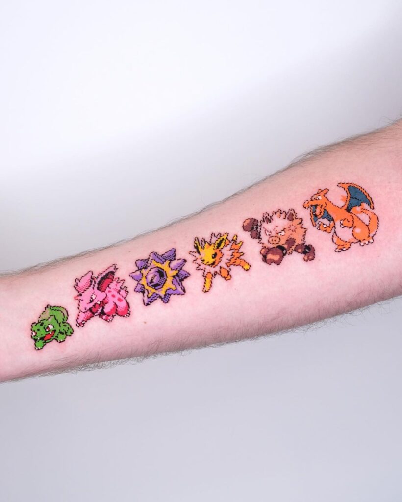 Du musst sie alle fangen! 26 Pokémon-Tattoos für dein inneres Kind