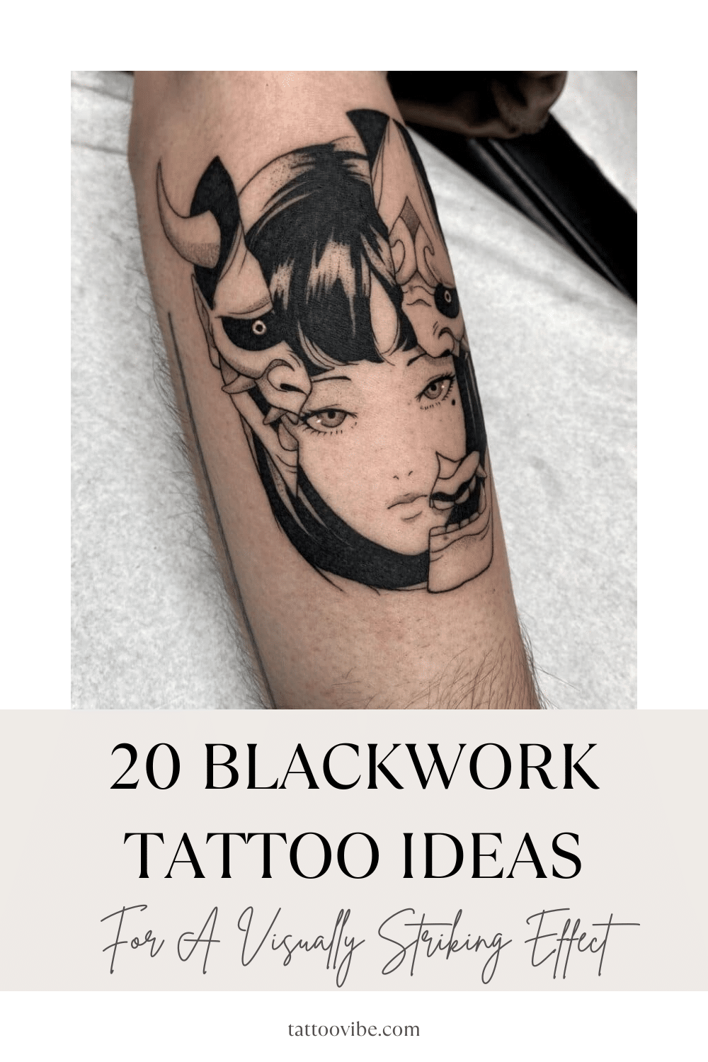 20 Blackwork Tattoo Ideas For A Visually Striking Effect