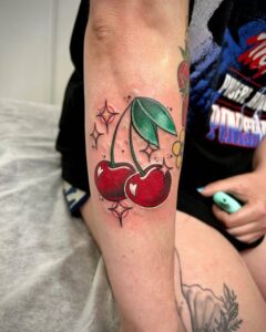 20 Interesting Cherry Tattoo Ideas For A Fruitful Expression