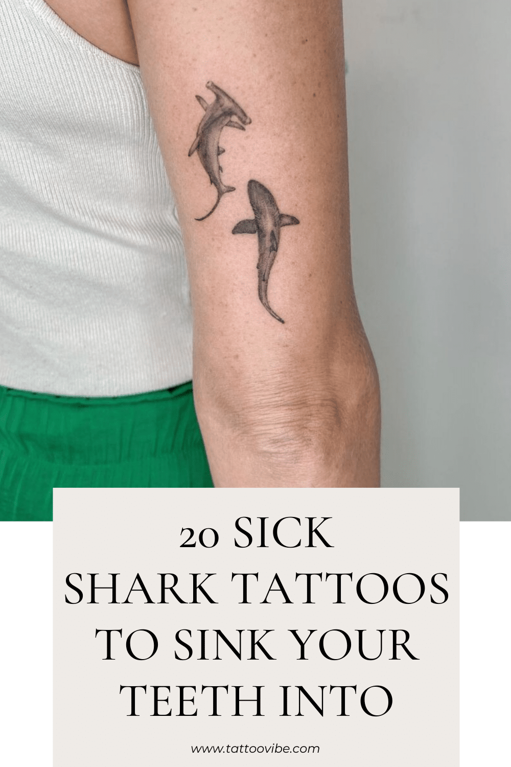 20 tatuaggi di squali malati in cui affondare i denti