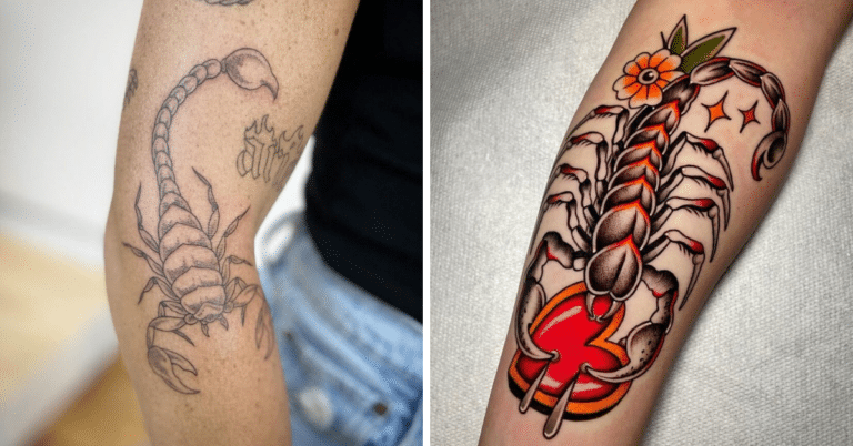 20 ideias de tatuagens de escorpião elegantes e picantes para os destemidos