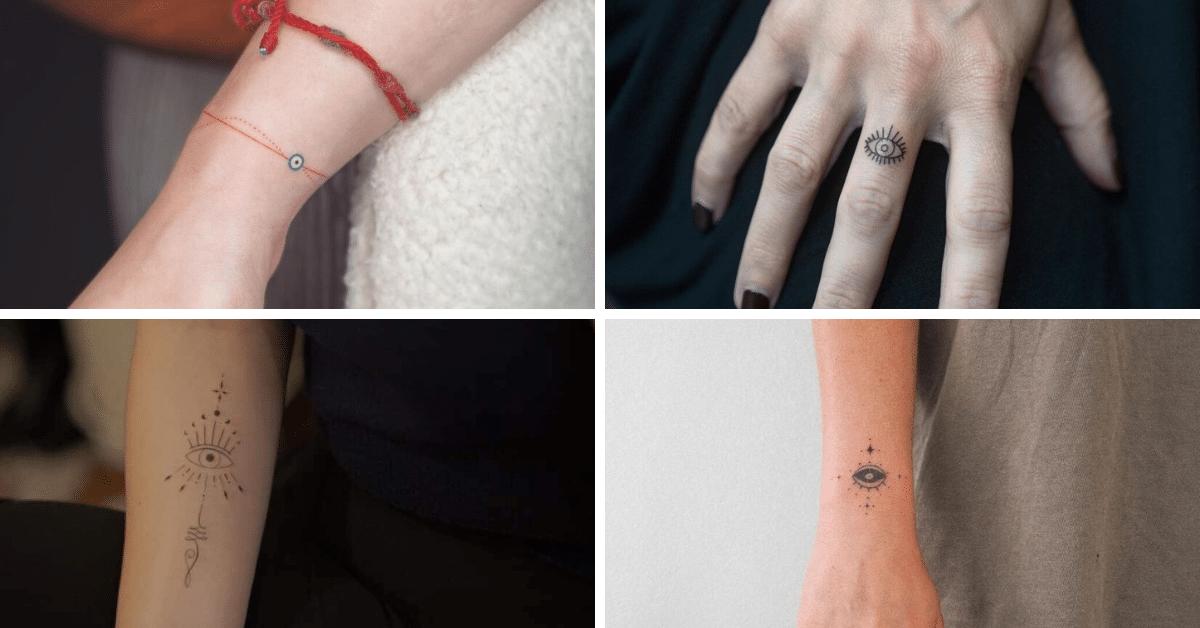 21 encantadoras ideas de tatuajes de mal de ojo para alejar la energía negativa