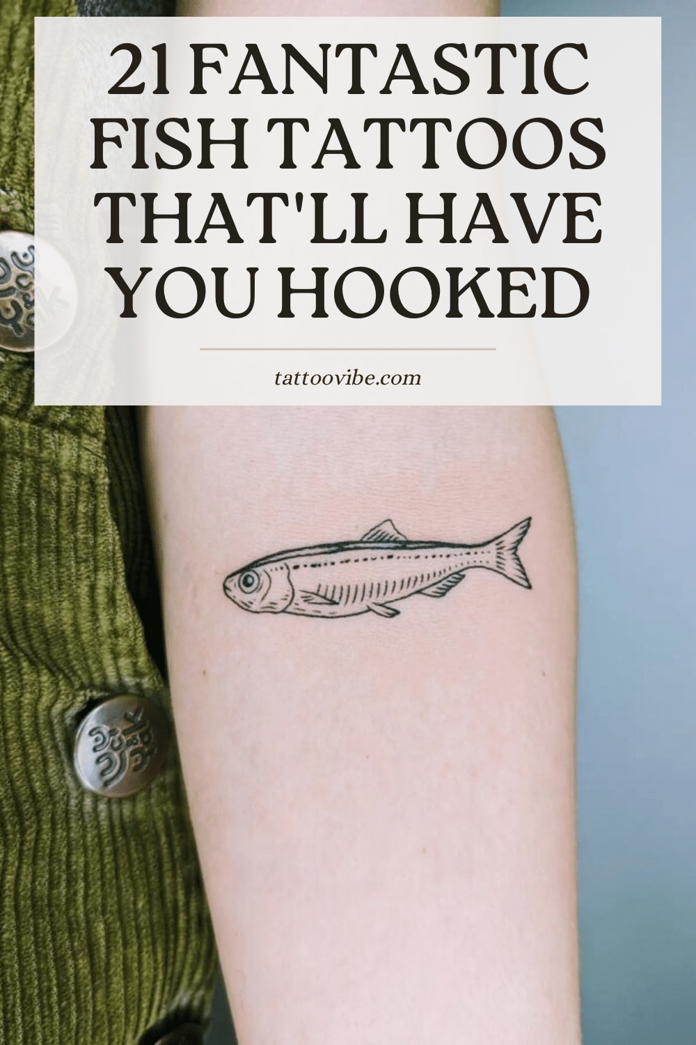 21 fantásticos tatuajes de peces que te engancharán
