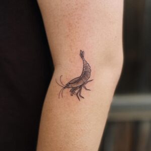 21 Irresistible Shrimp Tattoo Ideas That'll Have You Hooked