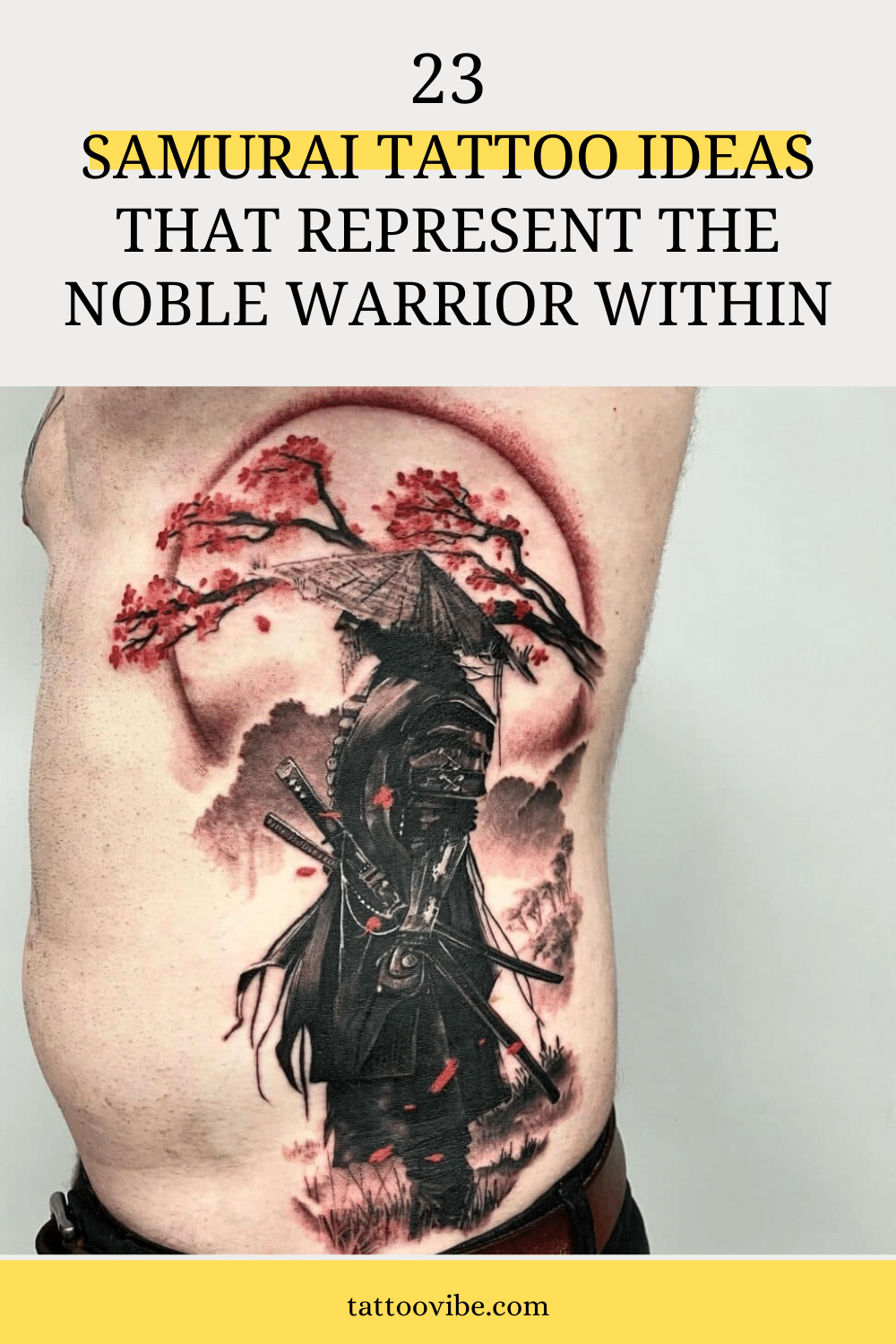 23 idées de tatouages de samouraïs représentant le noble guerrier qui sommeille en vous