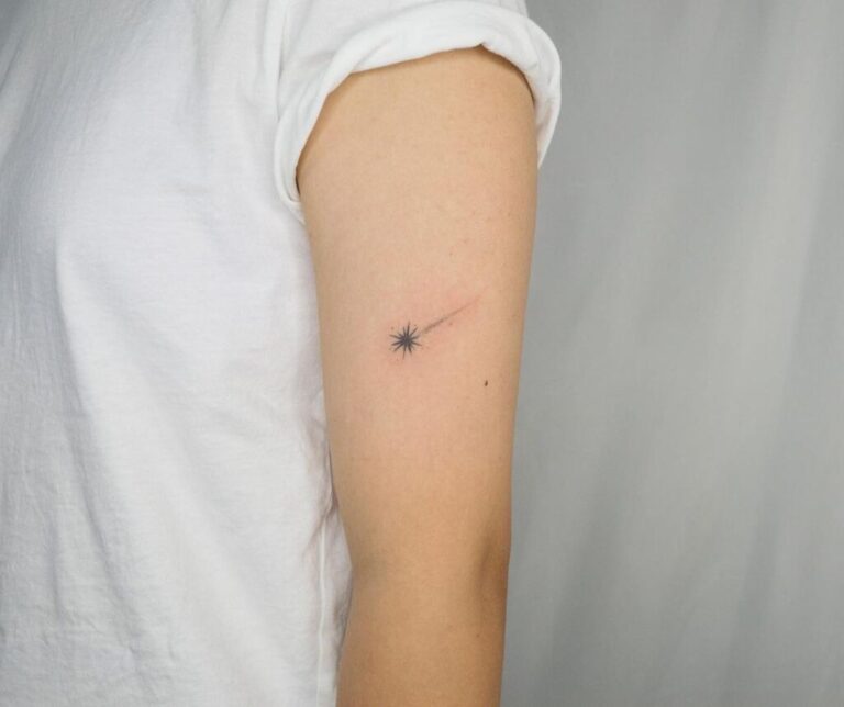 23 tatuajes de estrellas fugaces realmente espectaculares