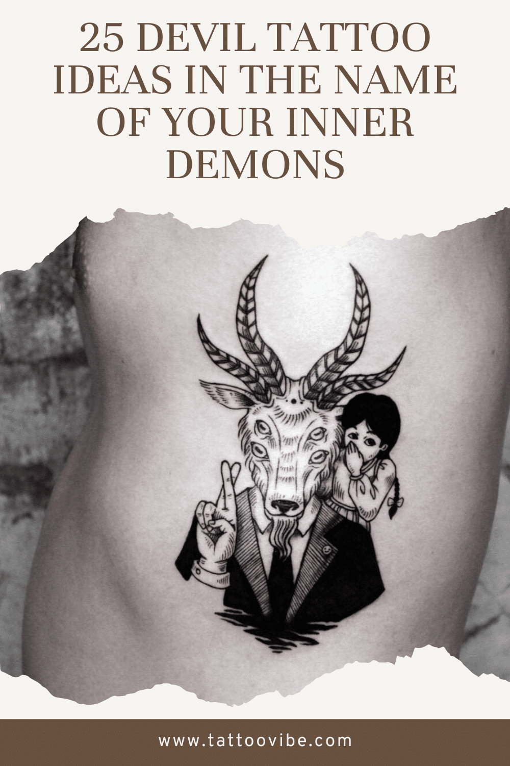 25 idee di tatuaggio del diavolo in nome dei vostri demoni interiori