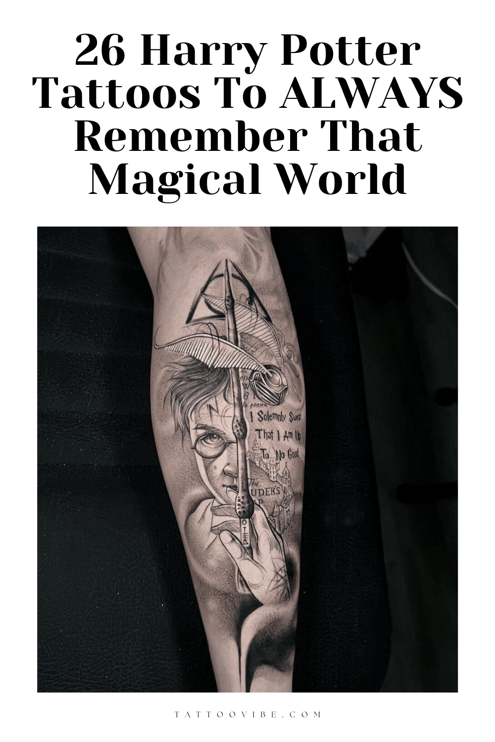 26 Harry Potter Tattoos To ALWAYS Remember That Magical World