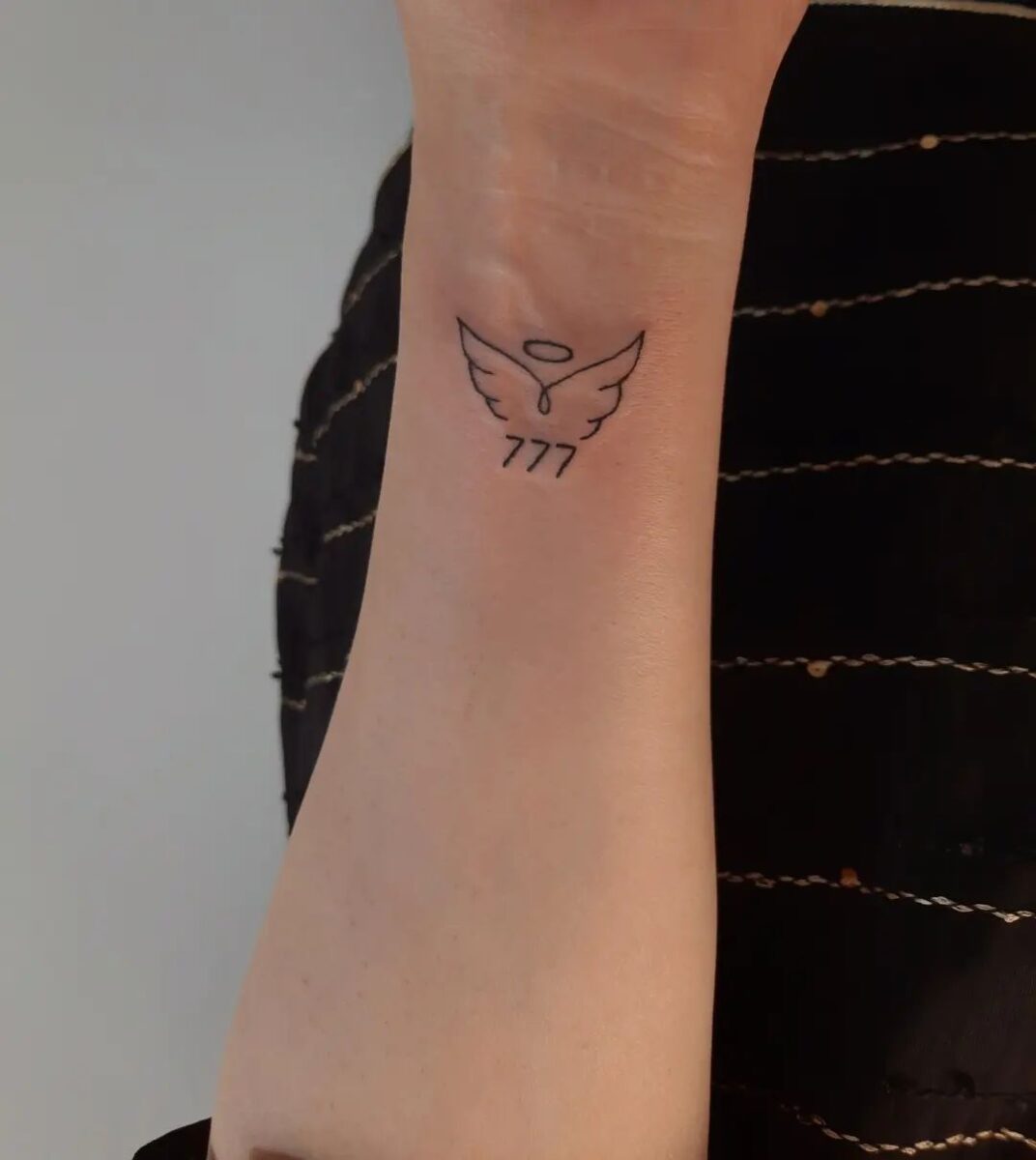 24 Angel Number 777 Tattoos To Bring You Good Luck