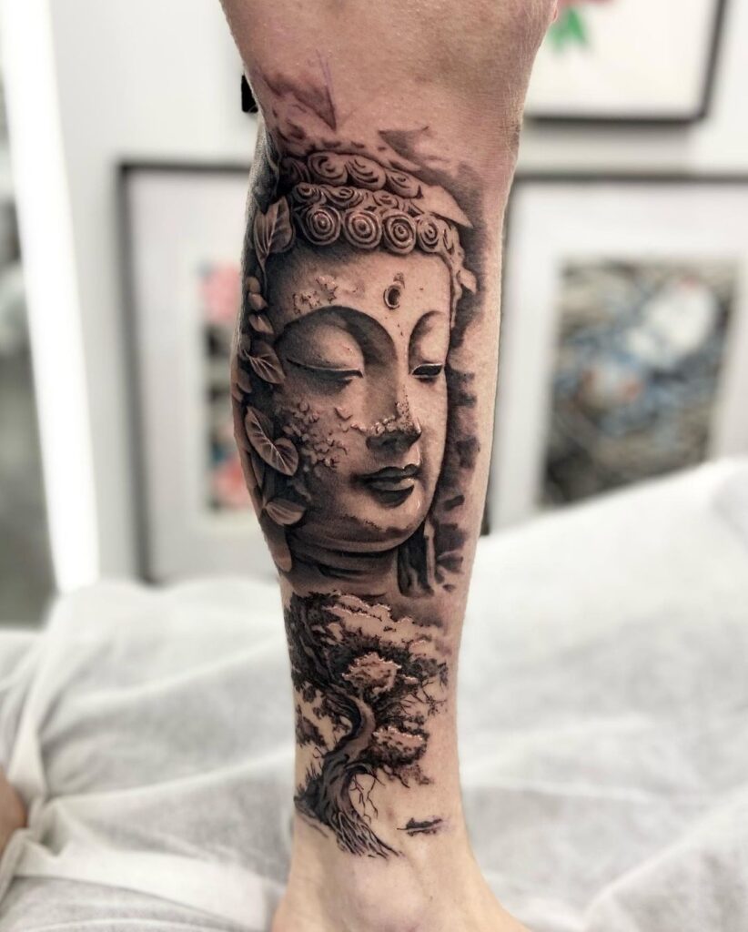 23 Tatuagens brilhantes de Buda que te trarão paz
