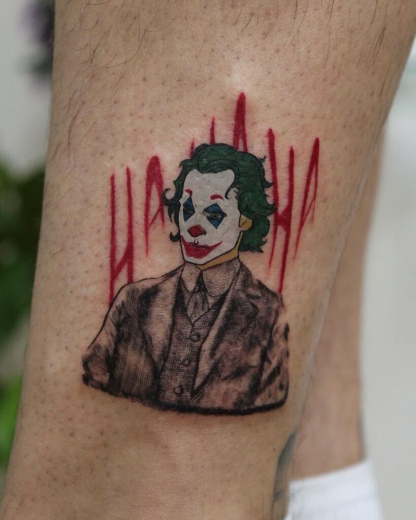 Le dernier mot avec 23 tatouages du Joker à couper le souffle