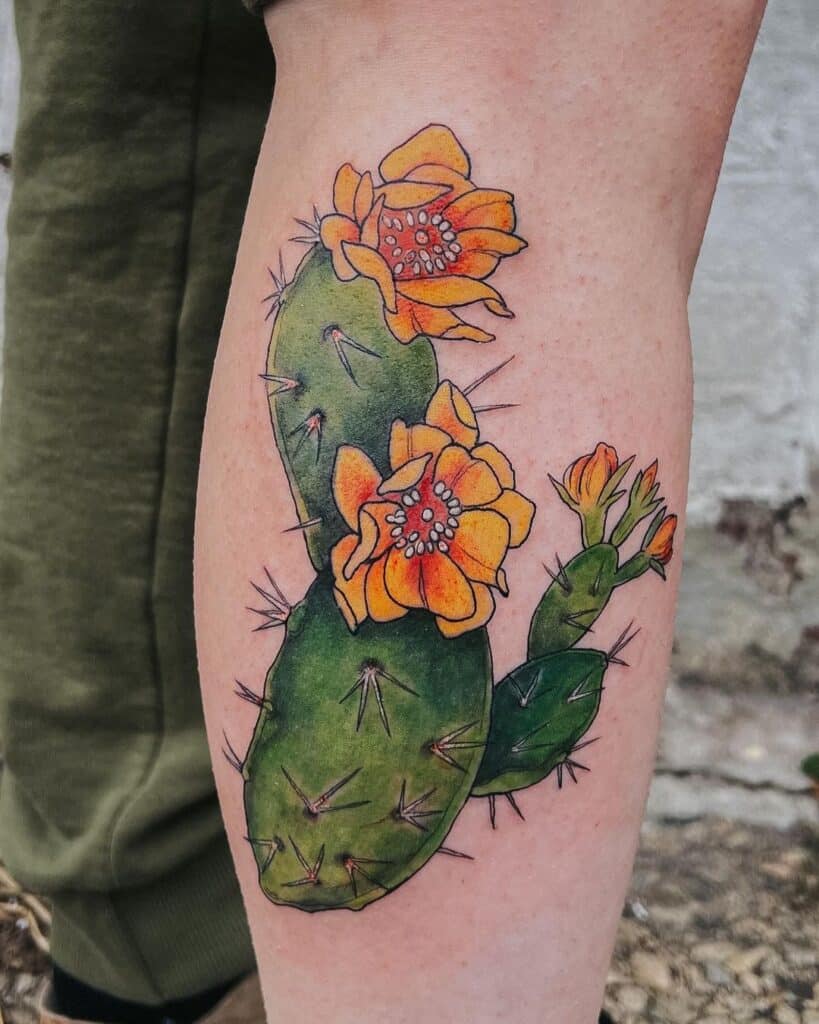 23 Coolest Cactus Tattoos Your Life Would "Succ" Without