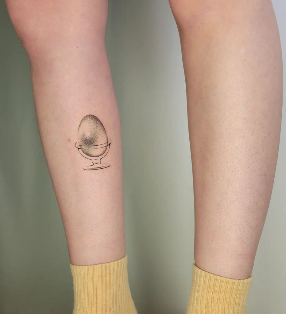 23 Exceptional Egg Tattoo Ideas That'll Crack You Up