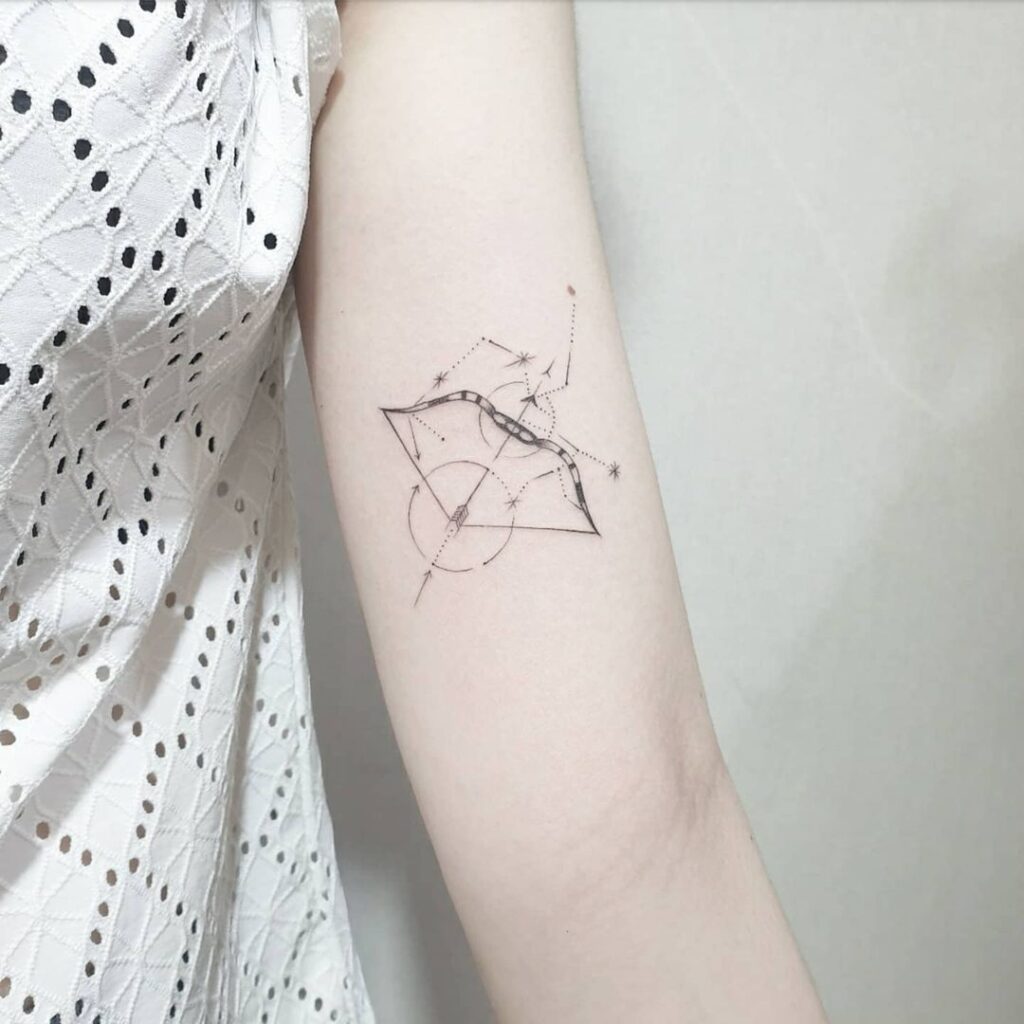 23 tatuaggi epici del Sagittario che faranno venire il prurito dell'inchiostro
