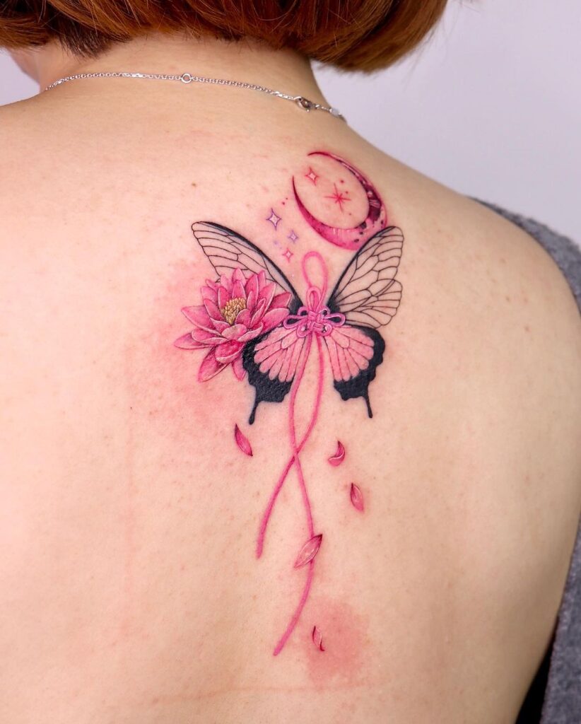 25 Enthralling Water Lily Tattoos For A Splash Of Elegance