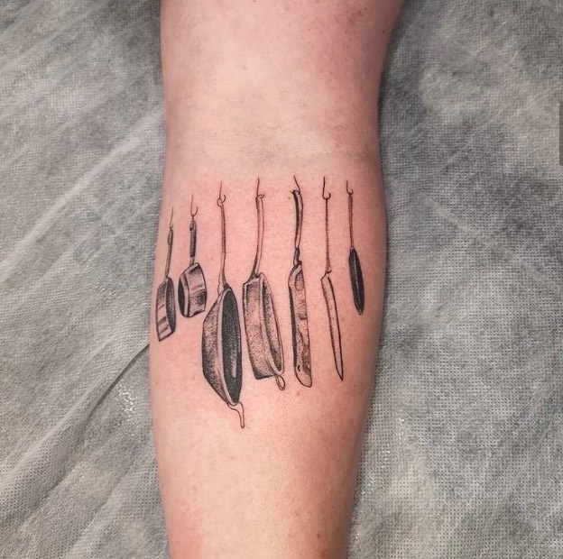 25 tatuagens de chefs deliciosos para apimentar a sua coleção de tinta