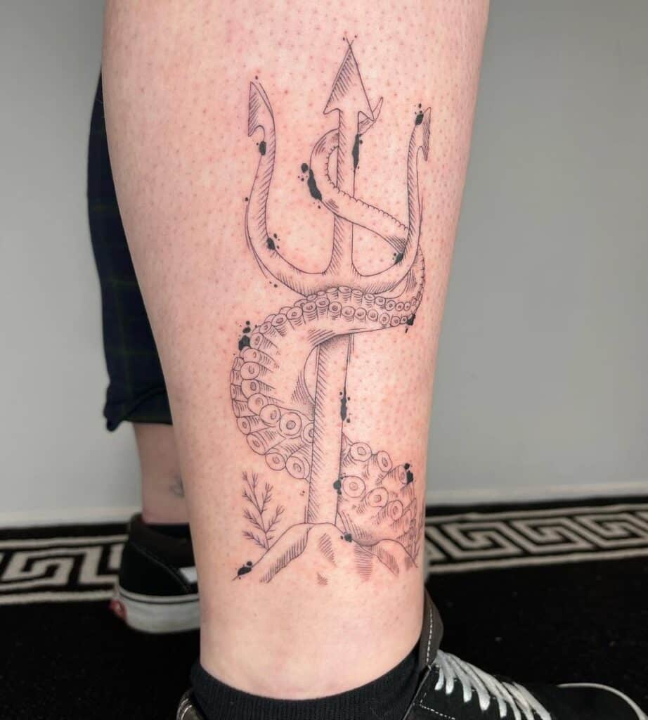 Significato del tatuaggio del tridente e le 23 idee di tatuaggio più affascinanti