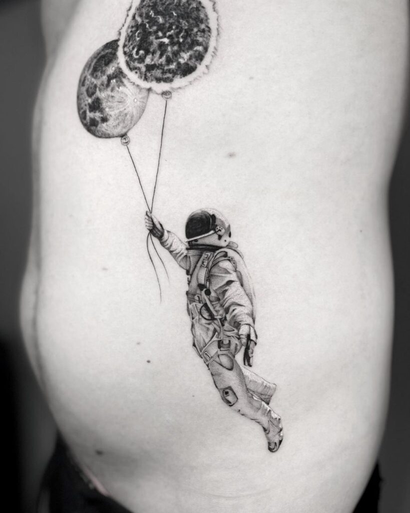 23 ideias de tatuagens de astronautas lendárias "Inkpossible" To Resist