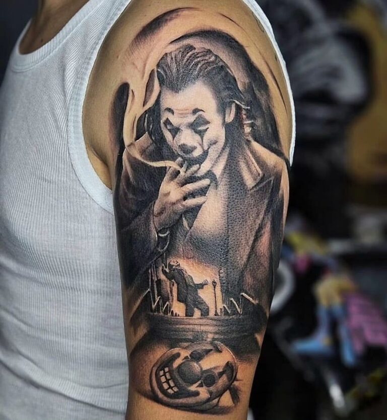 Le dernier mot avec 23 tatouages du Joker à couper le souffle