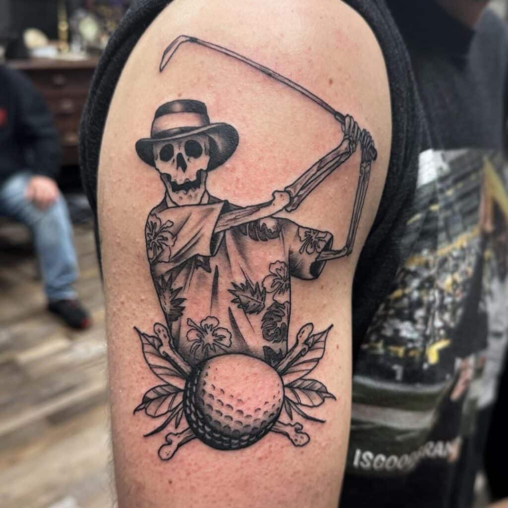 21 Epic Golf Tattoos That Will Make You Scream “Fore!”