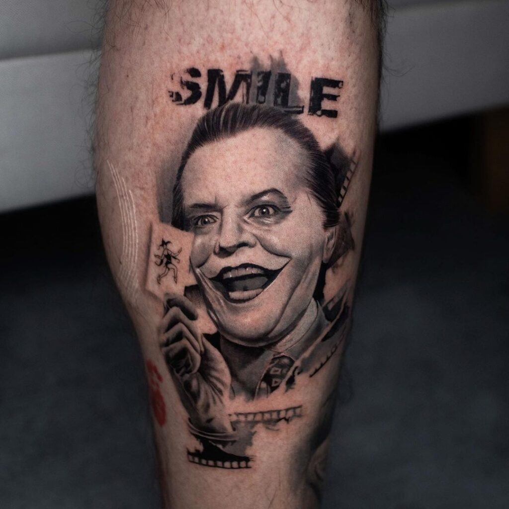 Ríete el último con 23 tatuajes del Joker que te dejarán boquiabierto