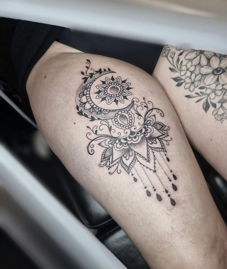 20 makellose Bein-Tattoo-Ideen für Frauen, die Tinte lieben